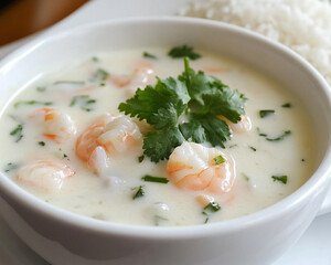 Thai Coconut Soup (Tom Kha)