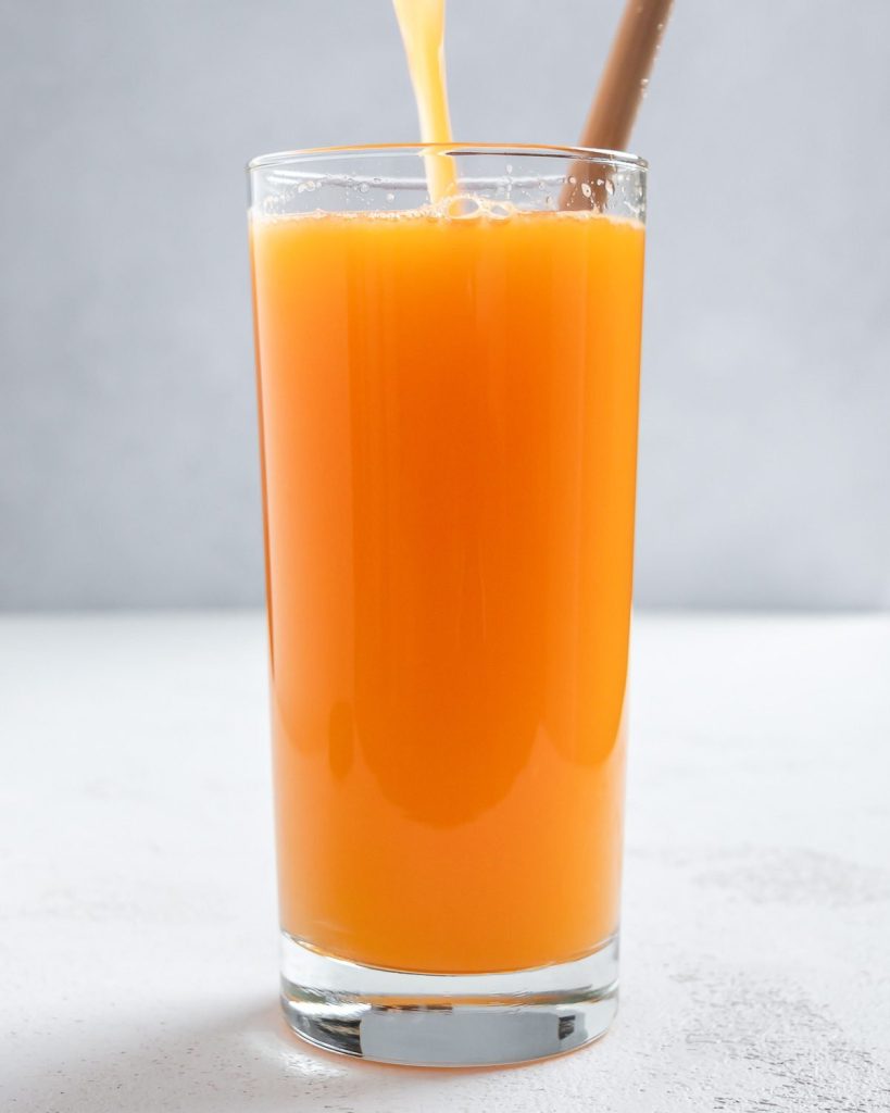 Fruit juices (Orange, Apple, Mango, etc.)